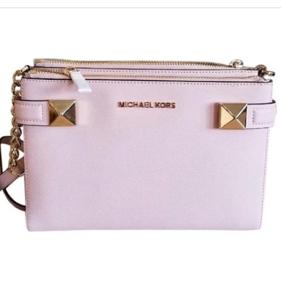 Michael Kors Handbags - MICHAEL KORS KARLA EAST WEST CROSSBODY BAG LEATHER